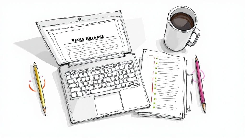 press release format word: Quick Guide to Winning Coverage